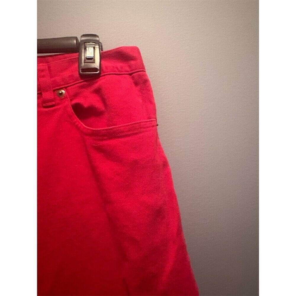 Lauren Jeans Co. Ralph Lauren Jeans Womens Size 10 Red High Rise - Picture 4 of 12